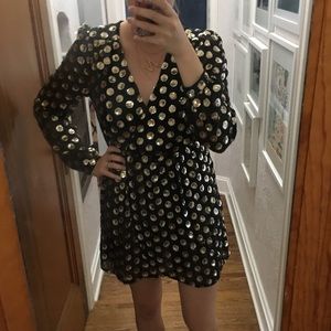 Sequin Polkadot Dress.